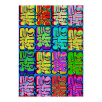 Graffitis 2021 Tapiz 123 (Print Only)