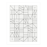 My Favorite Geometric Patterns No.1 - White (Print Only) thumbnail