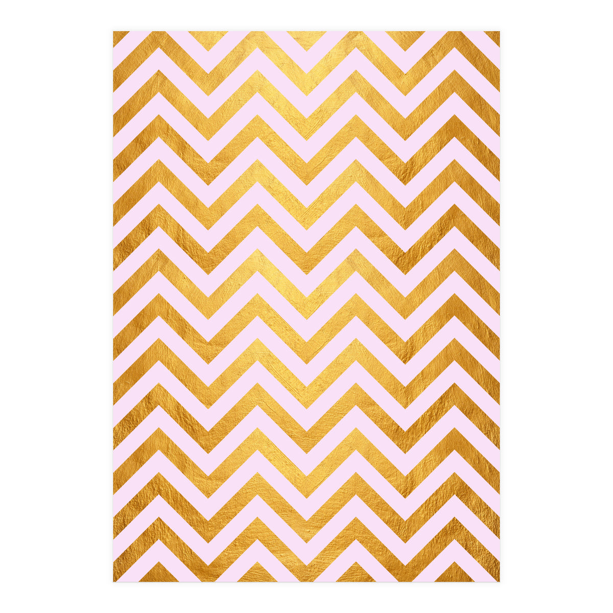 Chevron Golden IV (Print Only)