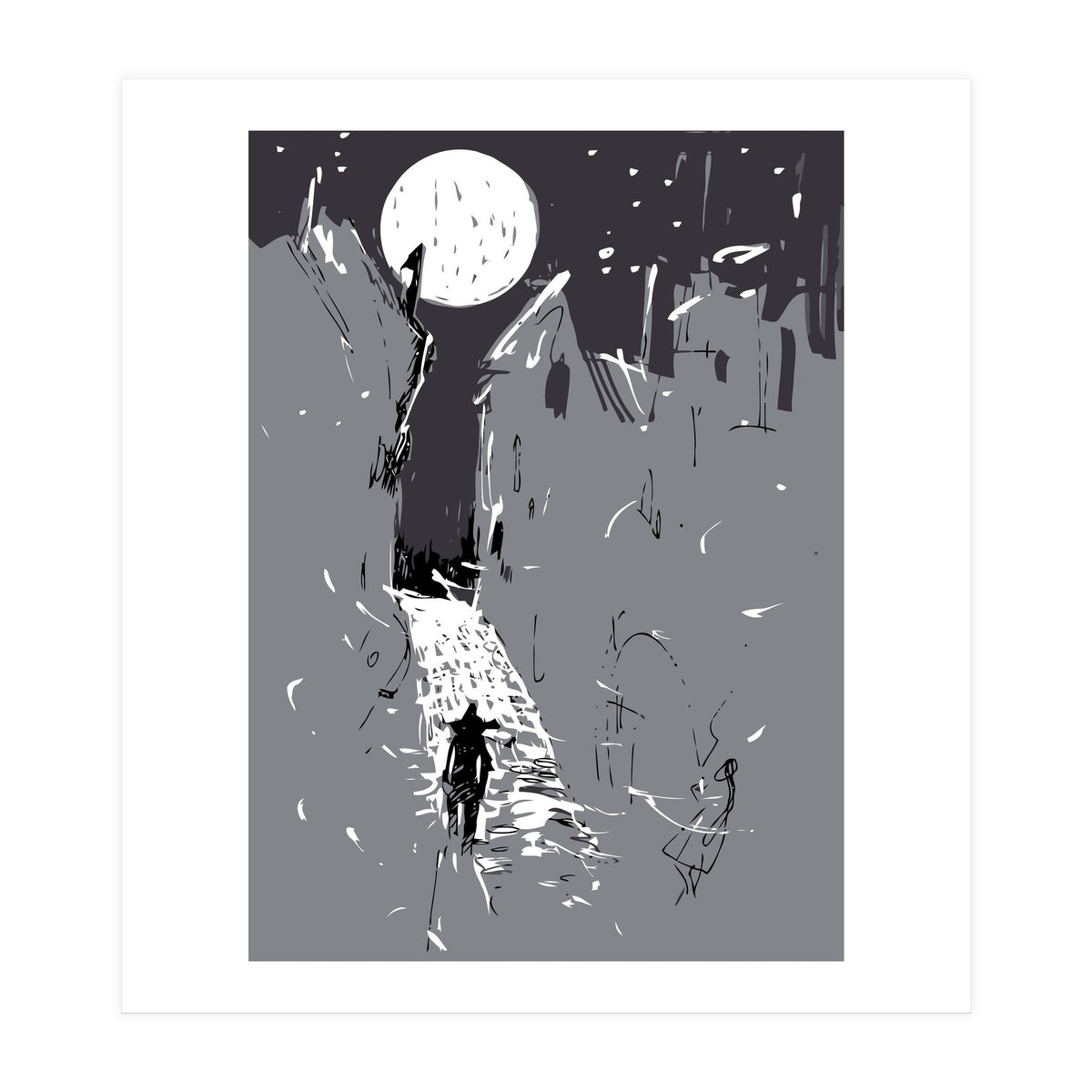 Moonlight Town (Print Only)