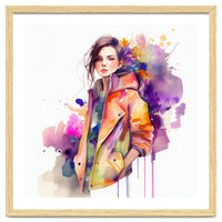 Watercolor Fashion Woman #1