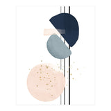 Abstract Study Blush and Navy Blue (Print Only) thumbnail