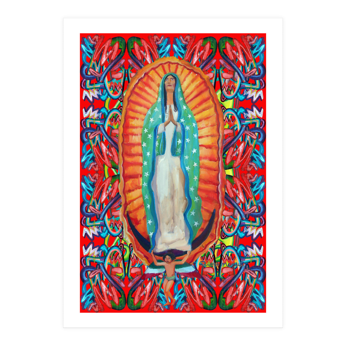 Virgen De Guadalupe 8 (Print Only)