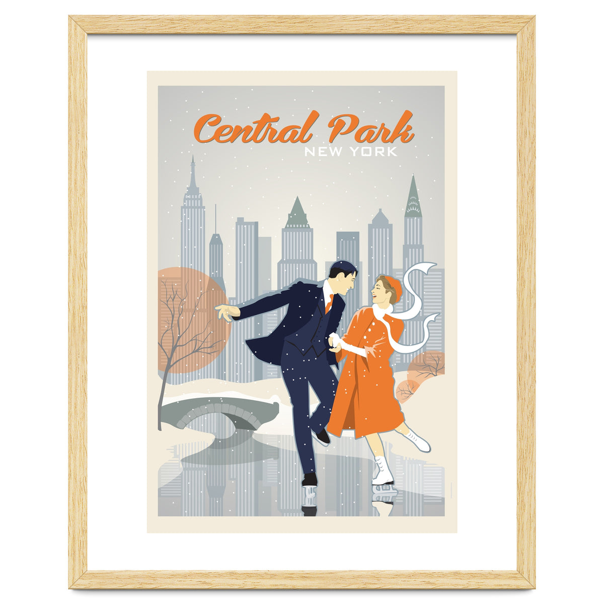 Skating in Central Park