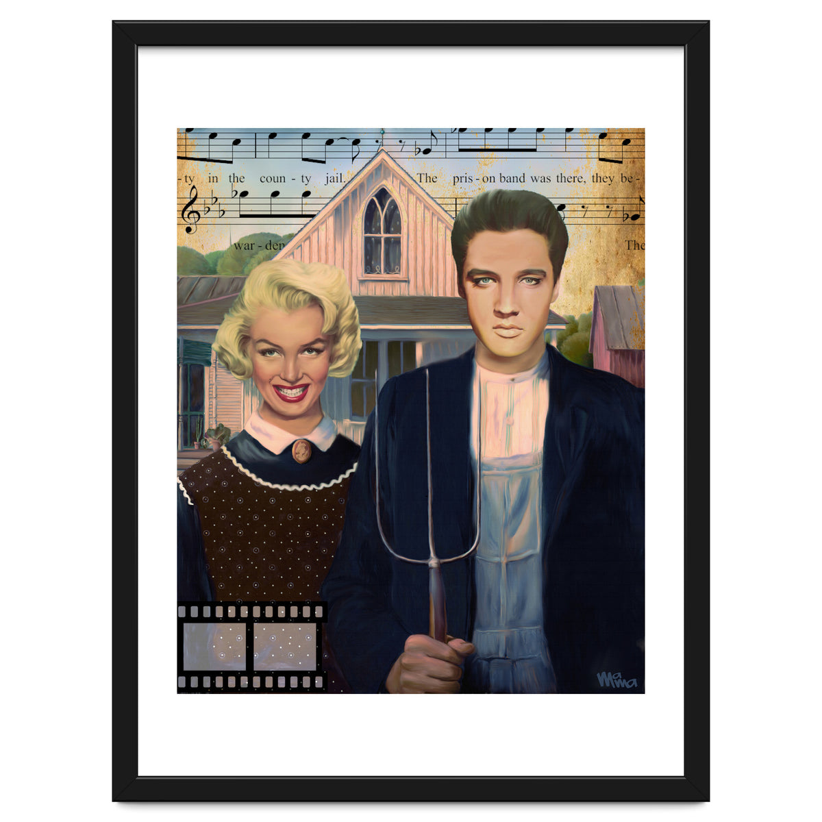 Tribute to Marilyn and Elvis