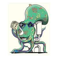 Octopus on the Toilet (Print Only)
