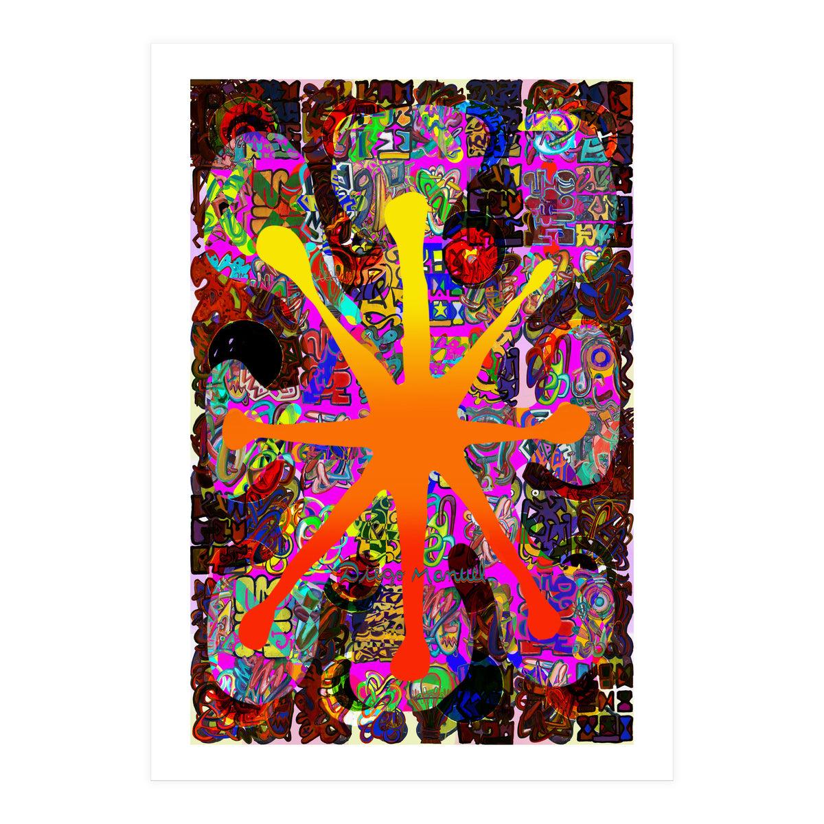 Fuego Y Graffiti 66 (Print Only)