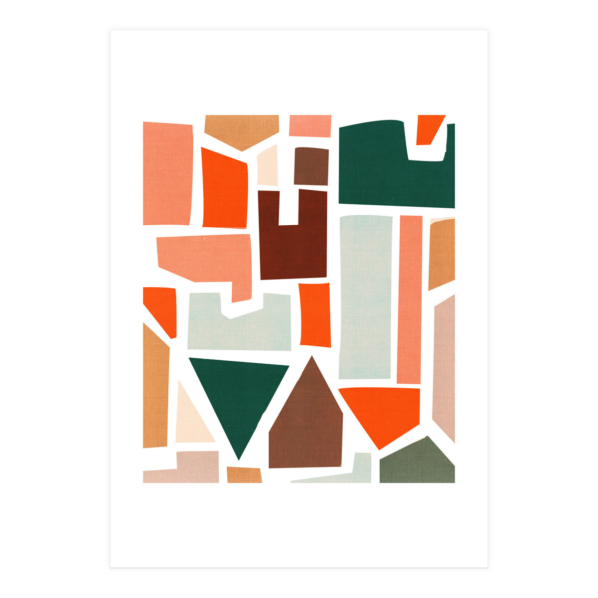 Navigate #Abstract Geometrical Pattern (Print Only)