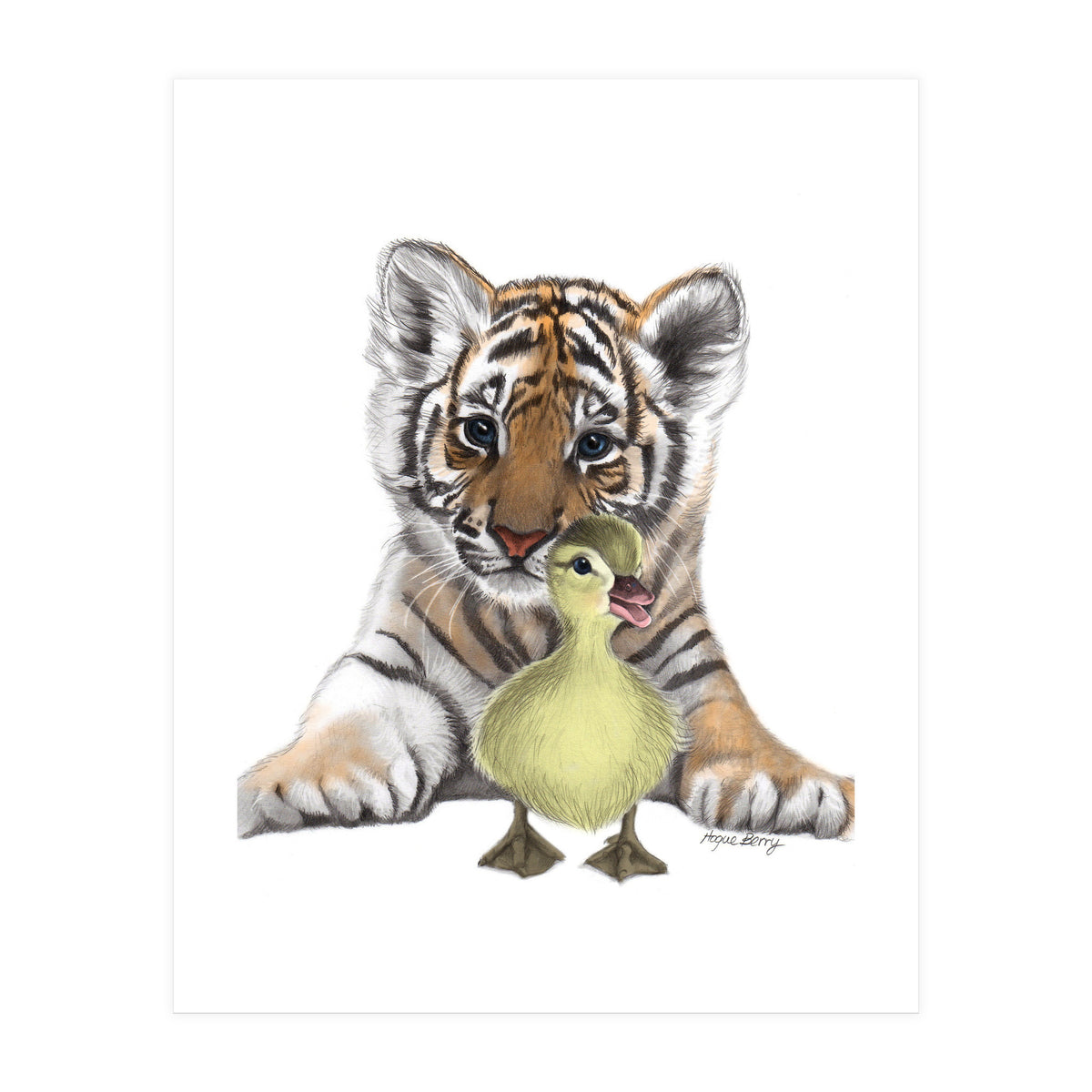 Tiger and Duck (Print Only)