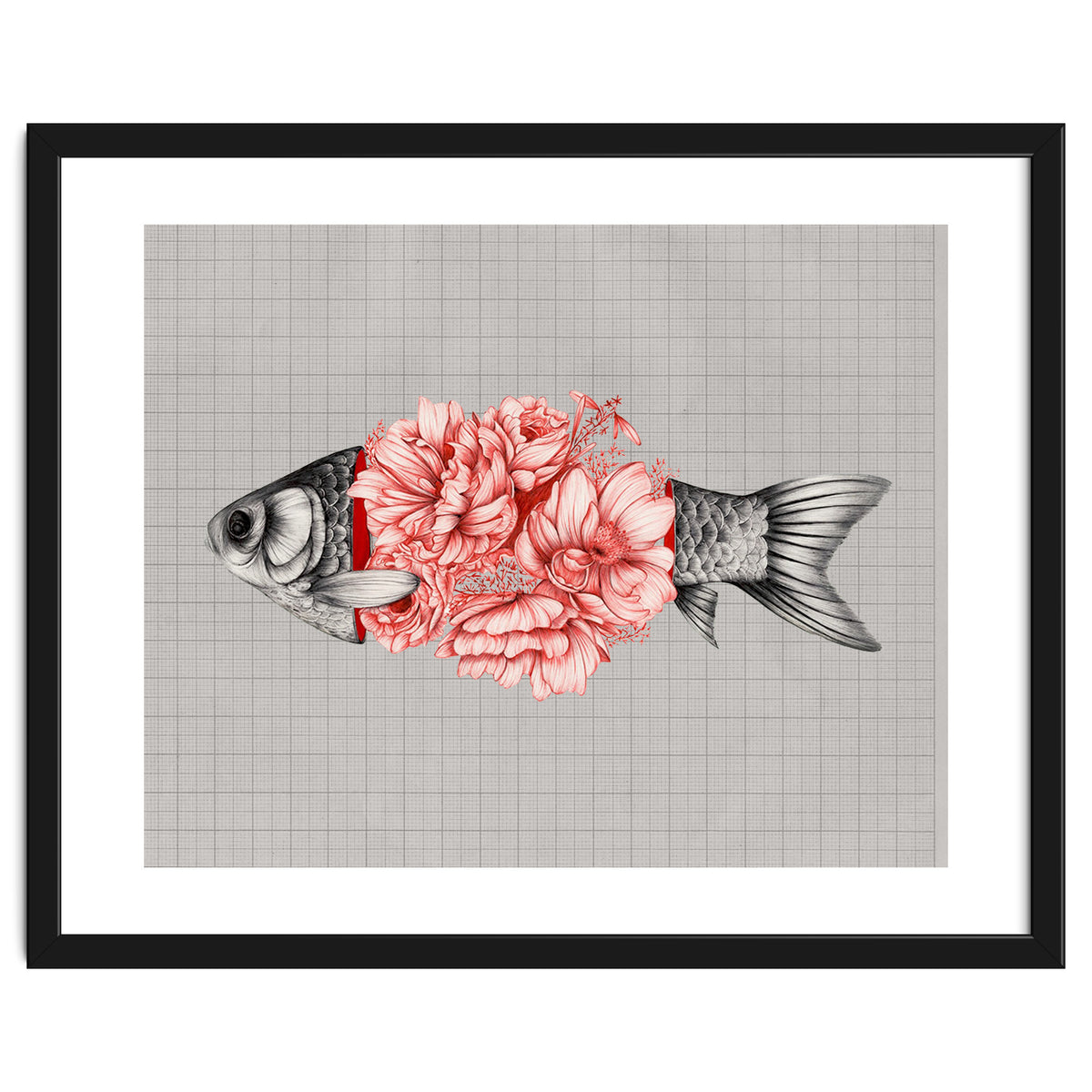 Vintage Tropical Aquarium Fish