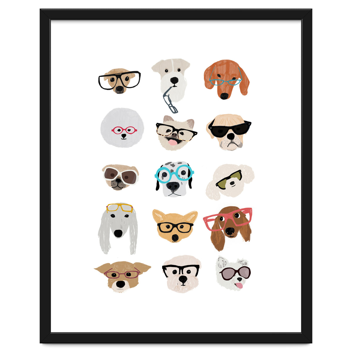 Dogs in Glasses