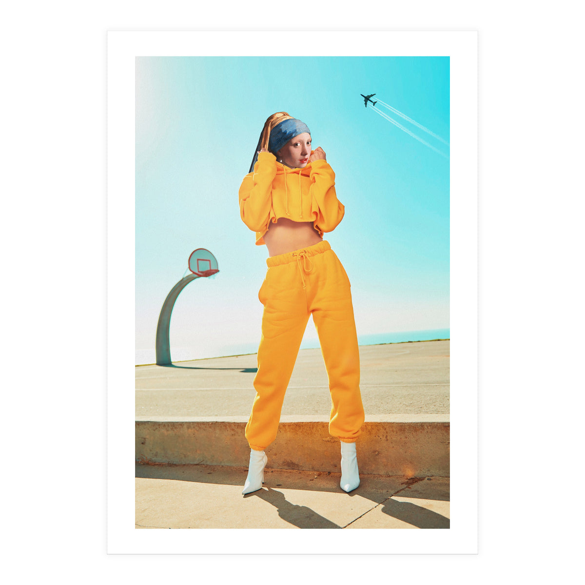 The Girl In Yellow Joggers (Print Only)