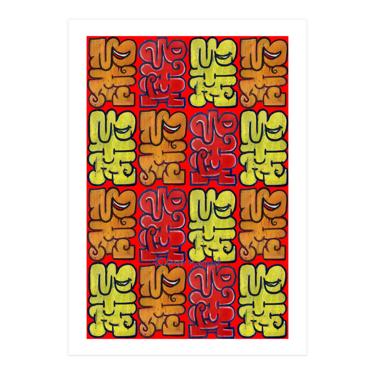 Garffiti 23 29 33 Tapiz (Print Only)