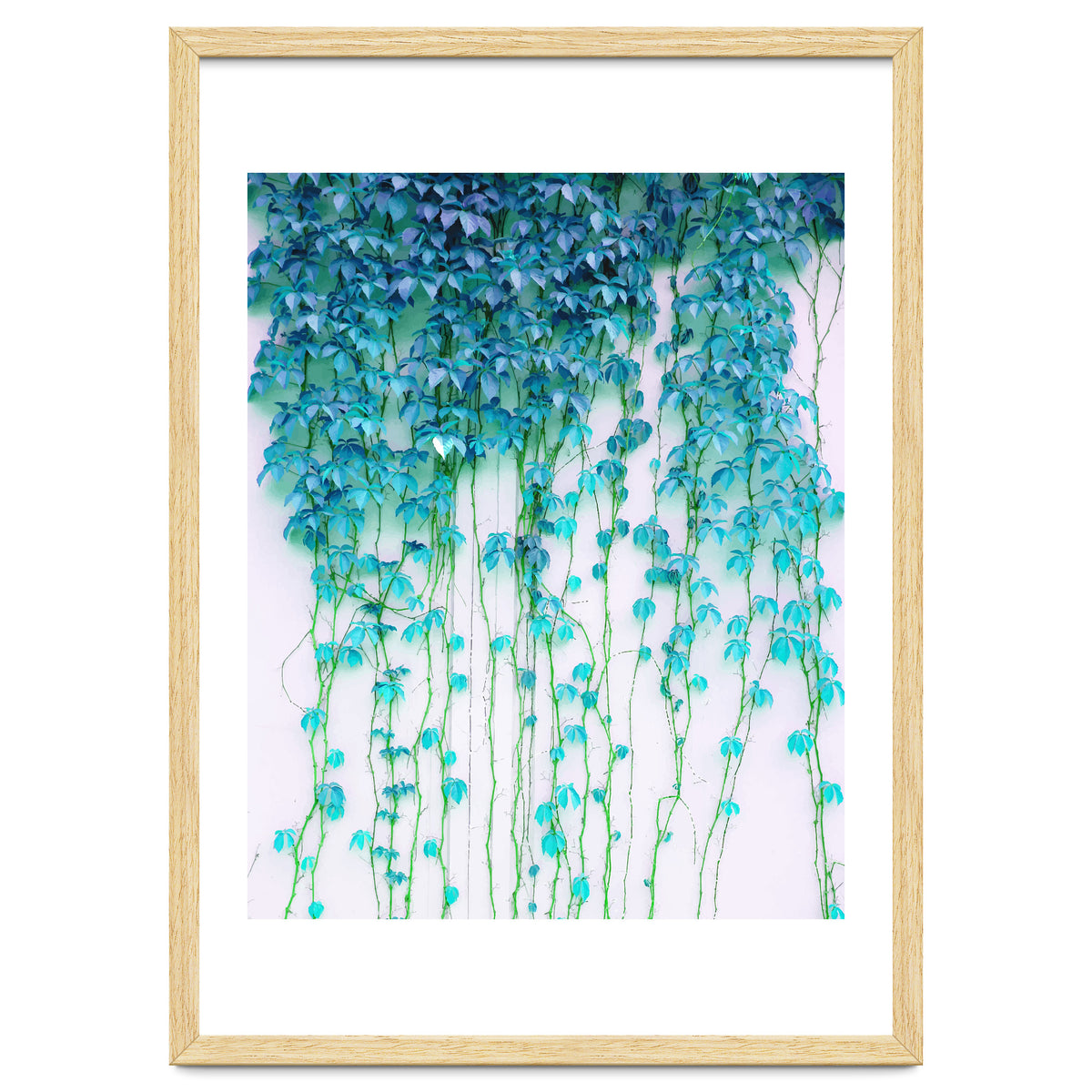 Average Absence, Botanical Minimal Nature Creepers Plants, Tropical Watercolor Bohemian Painting