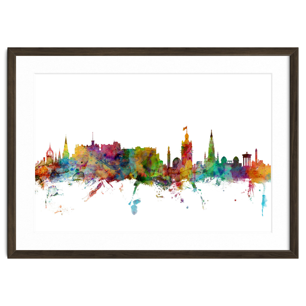 Edinburgh Scotland Skyline