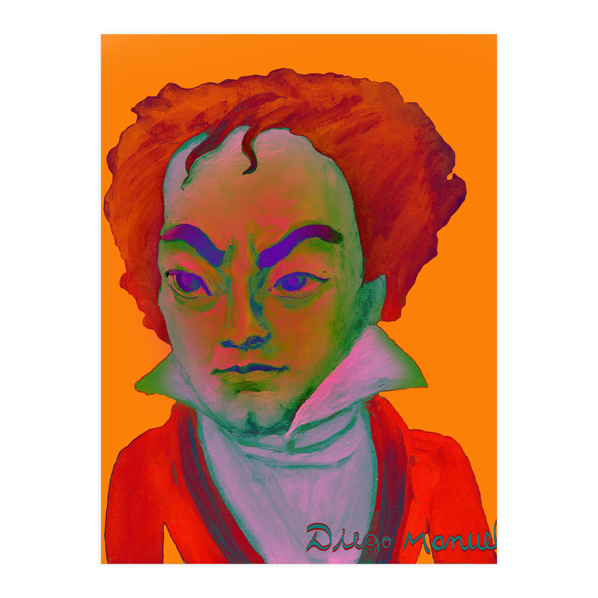 Beethoven Multicolor 1 (Print Only)