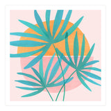 Retro Sunset Palms (Print Only) thumbnail