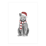 Xmas Cat (Print Only) thumbnail