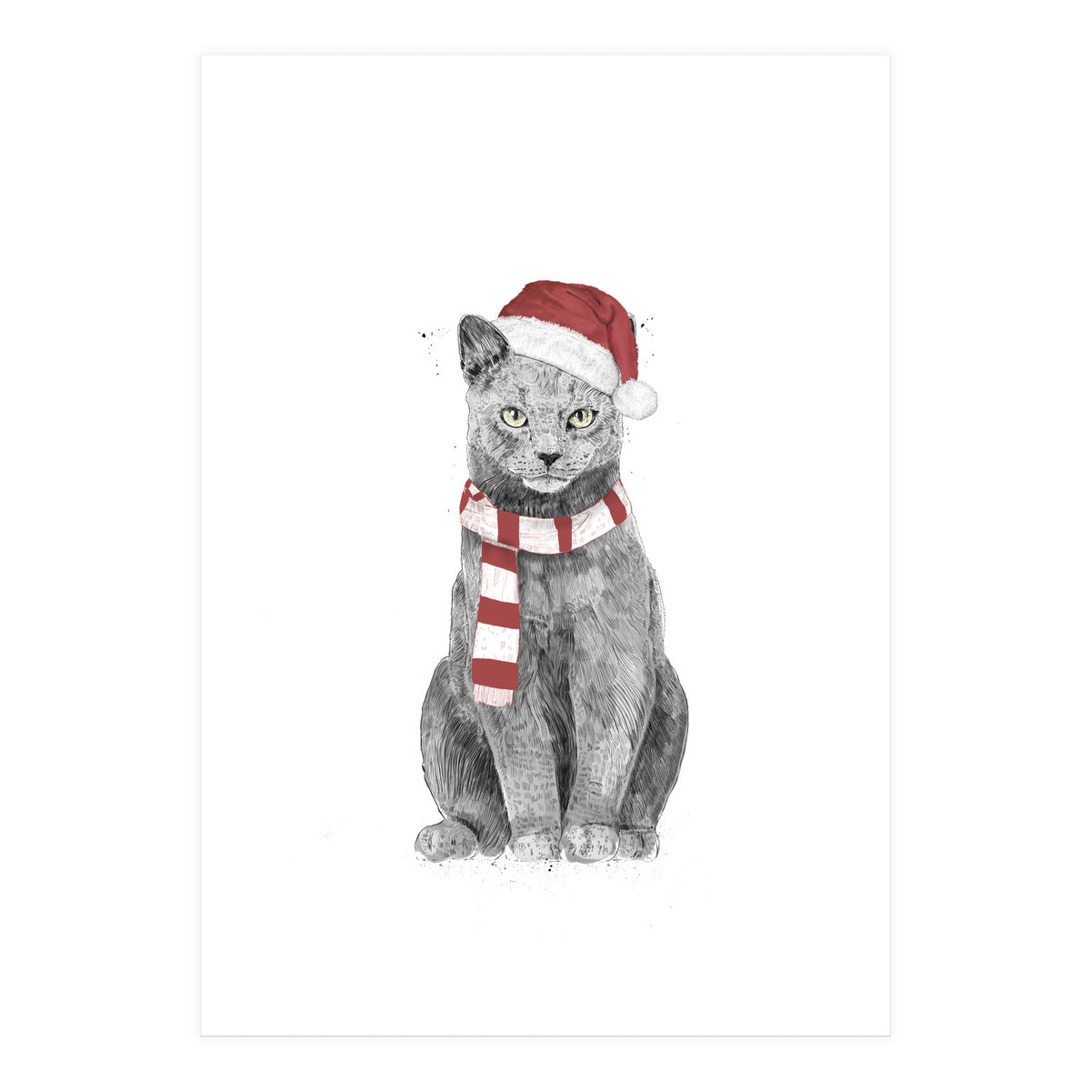 Xmas Cat (Print Only)