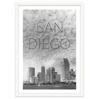 SAN DIEGO Skyline | Text