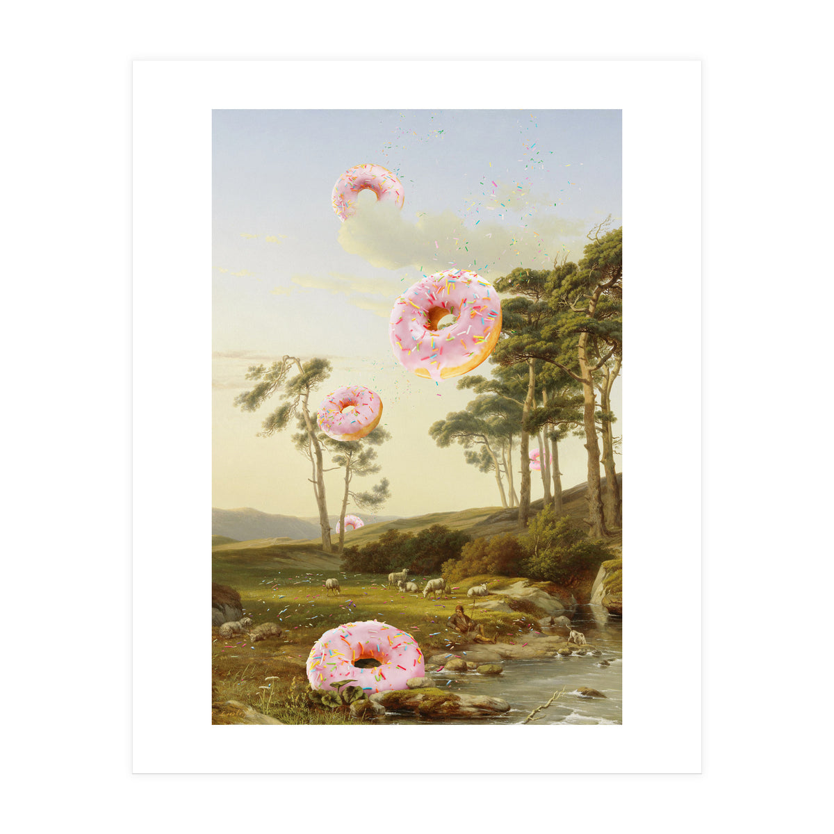 Cloudy With A Chance Of Donuts (Print Only)