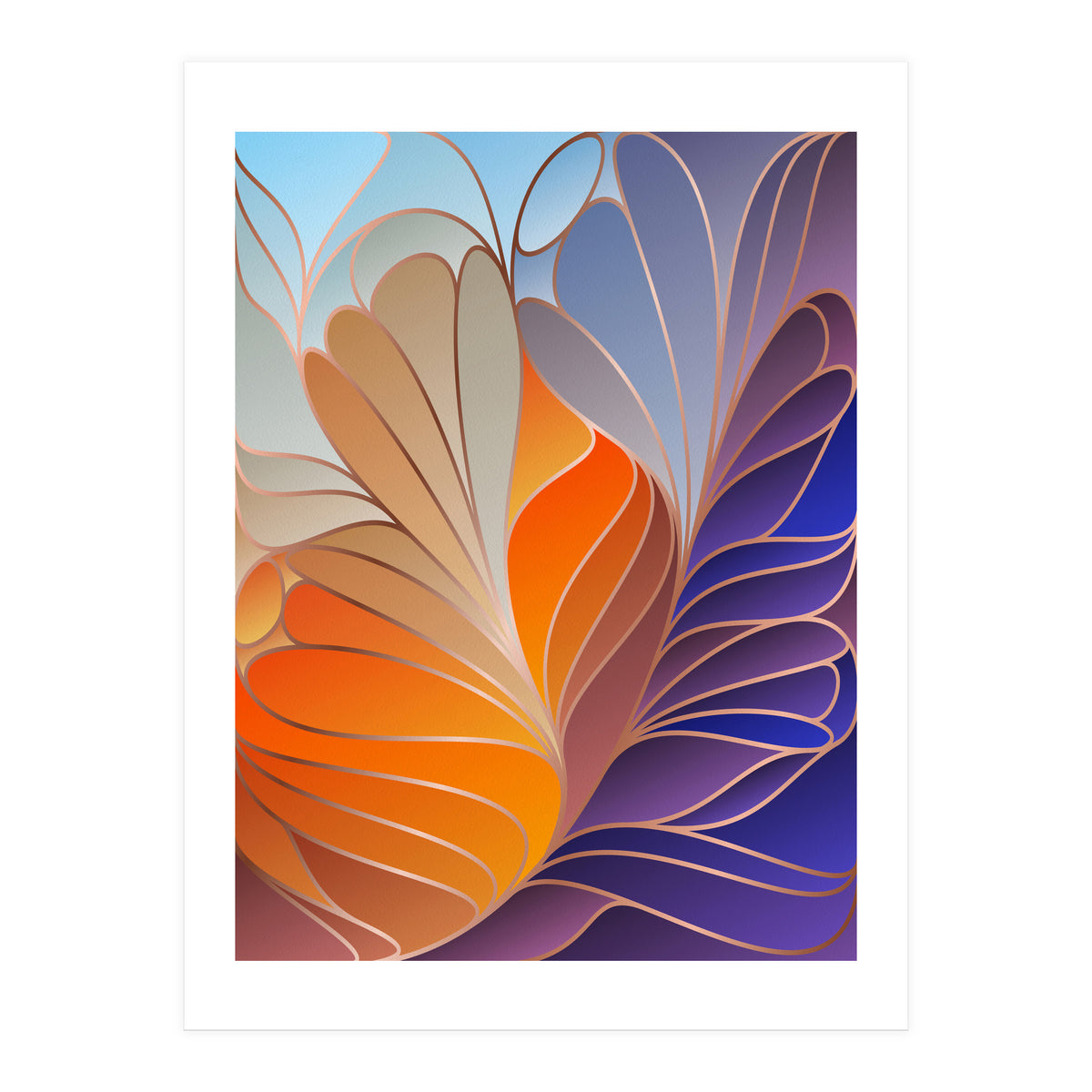 Colorful Art Deco III (Print Only)