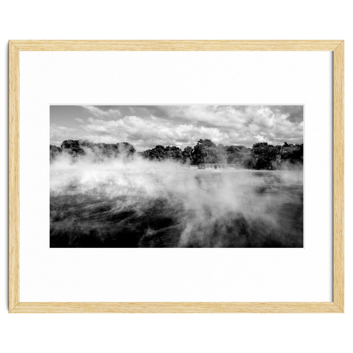 Vapors in Rotorua, New Zealand Art Print