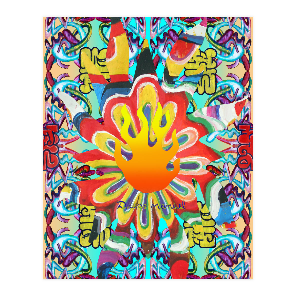 Fuego Y Graffiti 39 (Print Only)