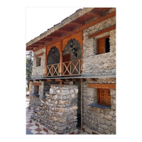 Architecture - Exposed Stone House (Print Only)