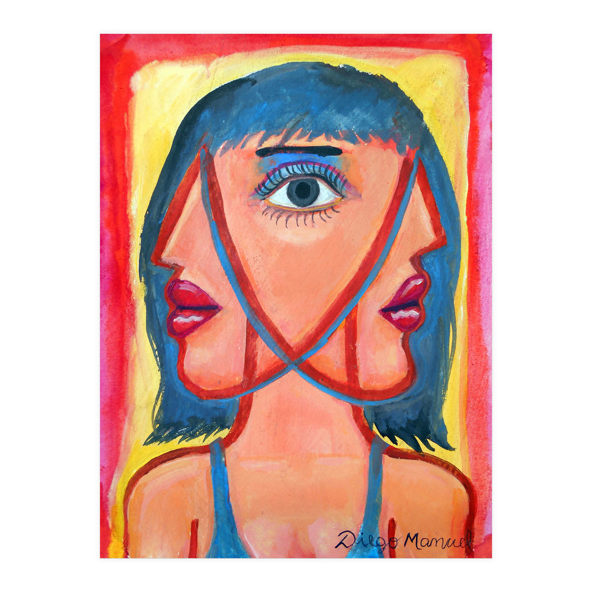 Cabeza De Mujer 6 (Print Only)