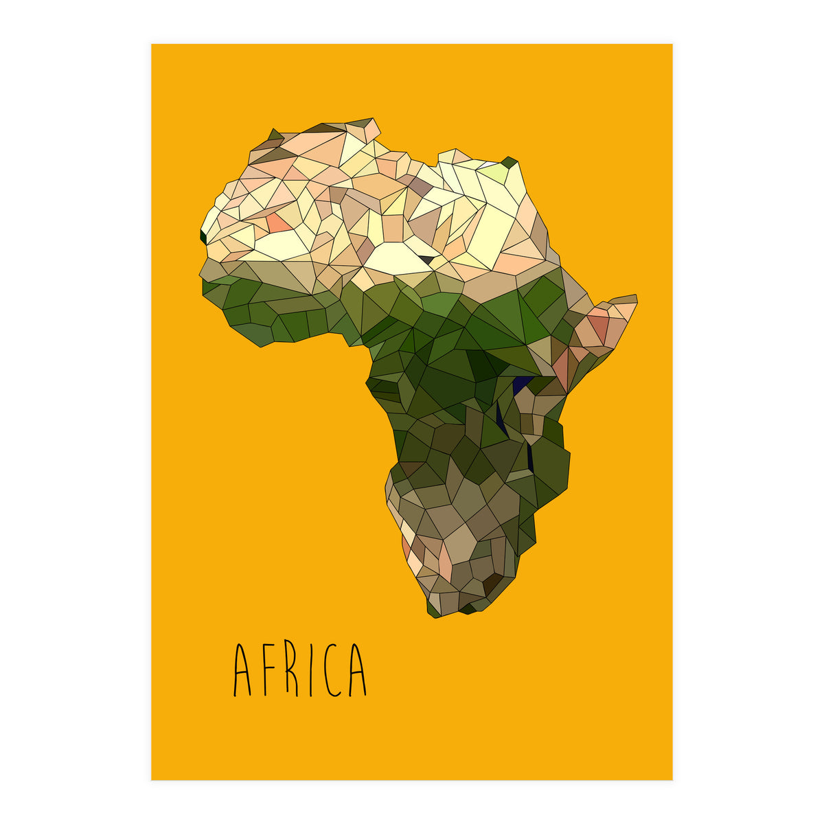 AFRICA – Yellow  (Print Only)