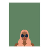Lady with pink hair (Print Only) thumbnail