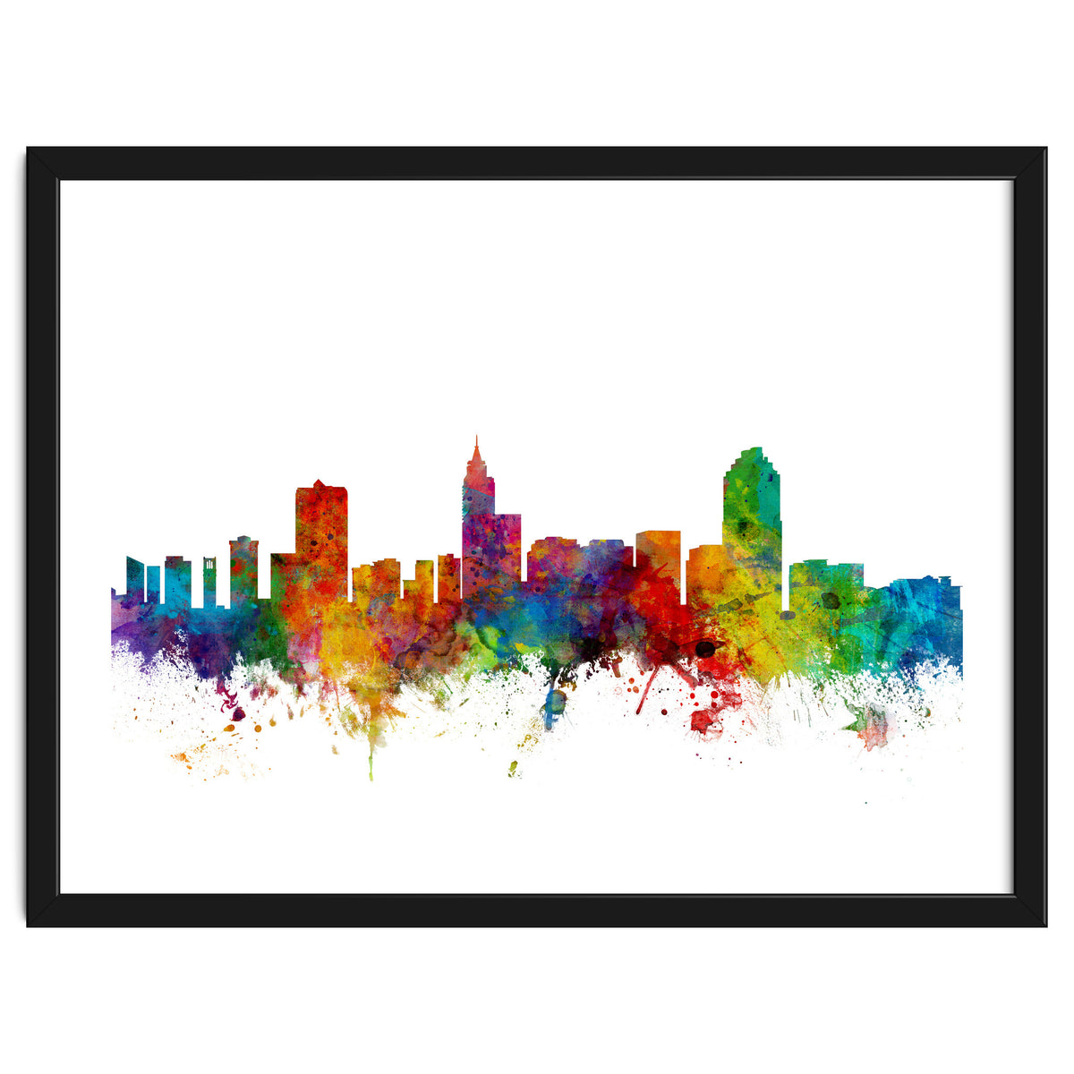 Raleigh North Carolina Skyline