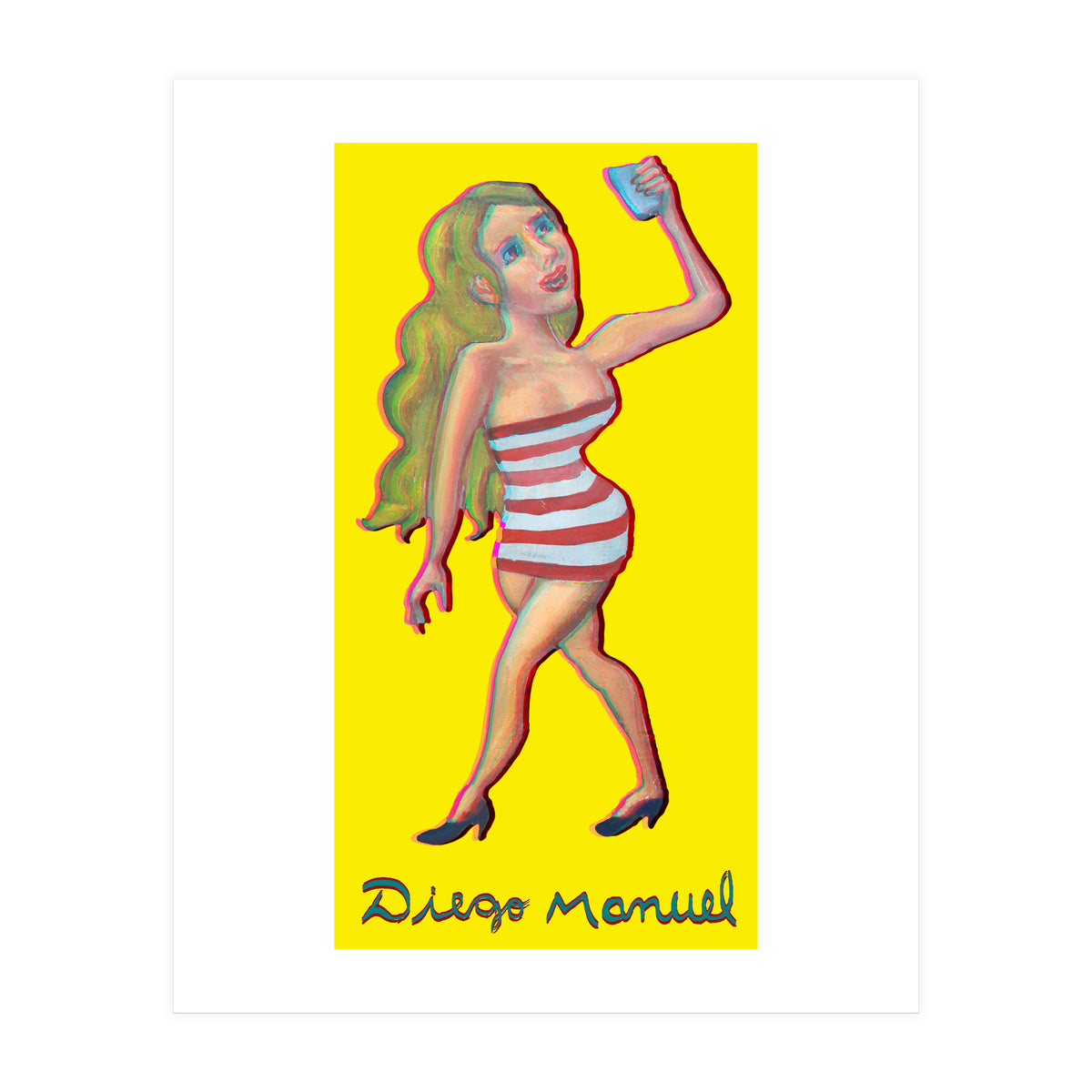 Chica Selfie 3d (Print Only)