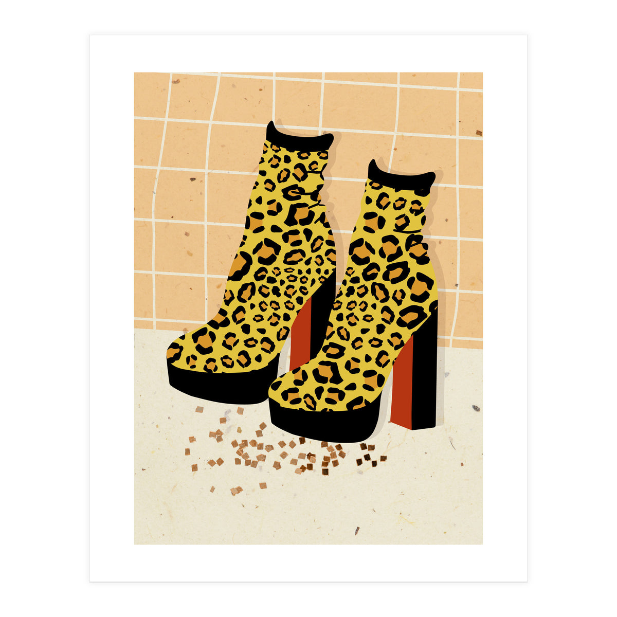 Leopard Disco Platforms (Print Only)
