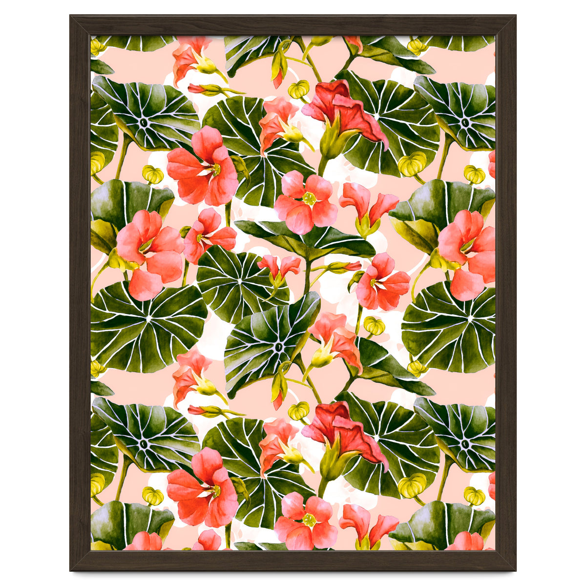 Nasturtiums watercolor 03