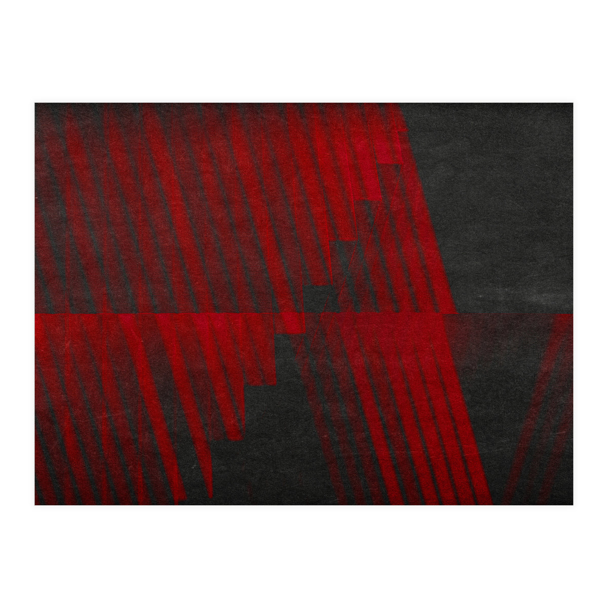 Rojo Y Gris 3 (Print Only)