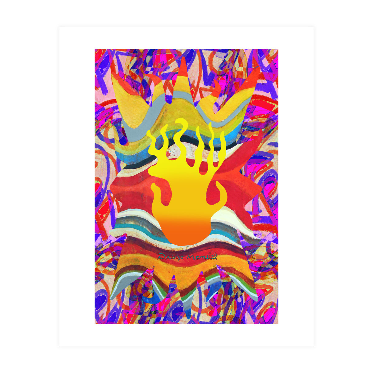 Fuego Y Graffiti 24 (Print Only)