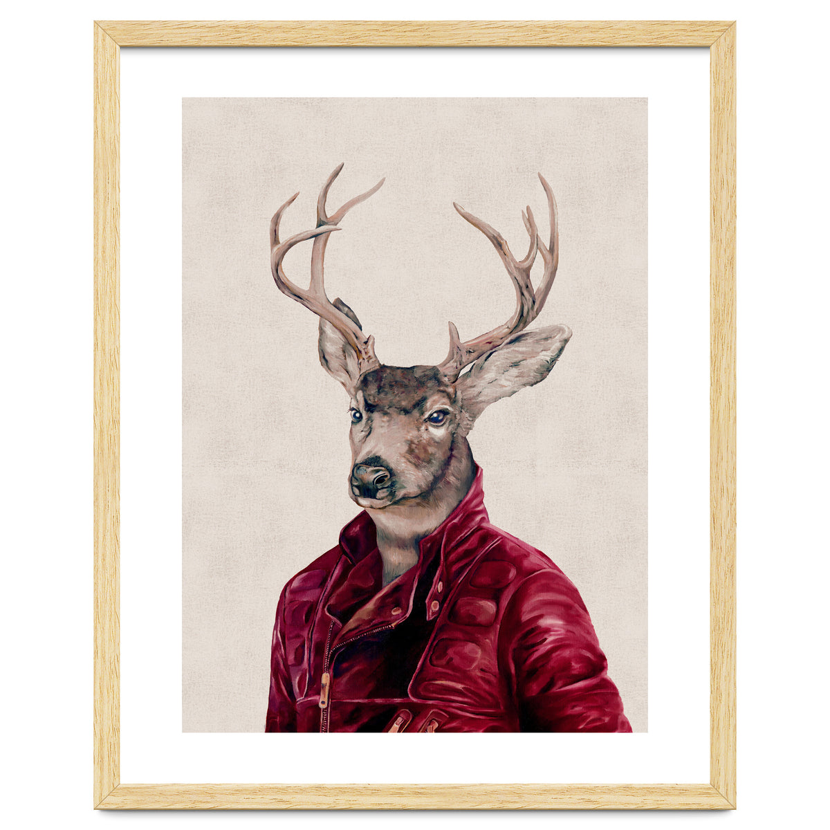 Deer In Leather