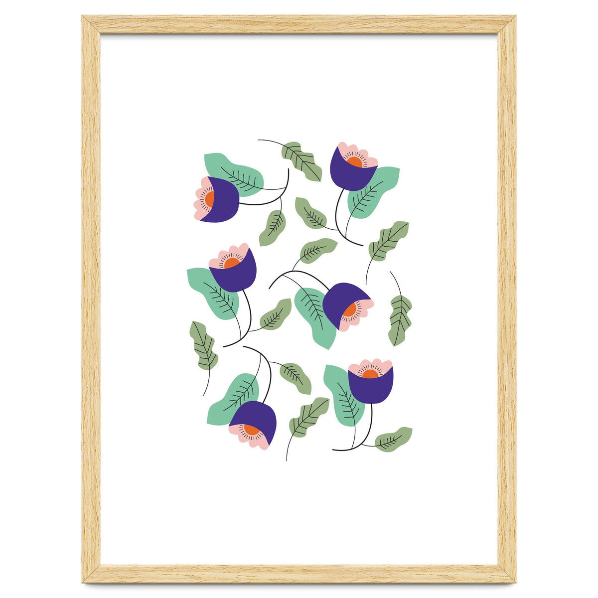 Shine And Rise Flowers Rgb