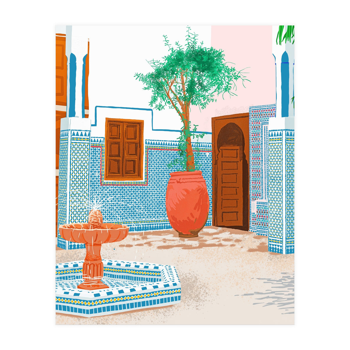 Moroccan Villa (Print Only)