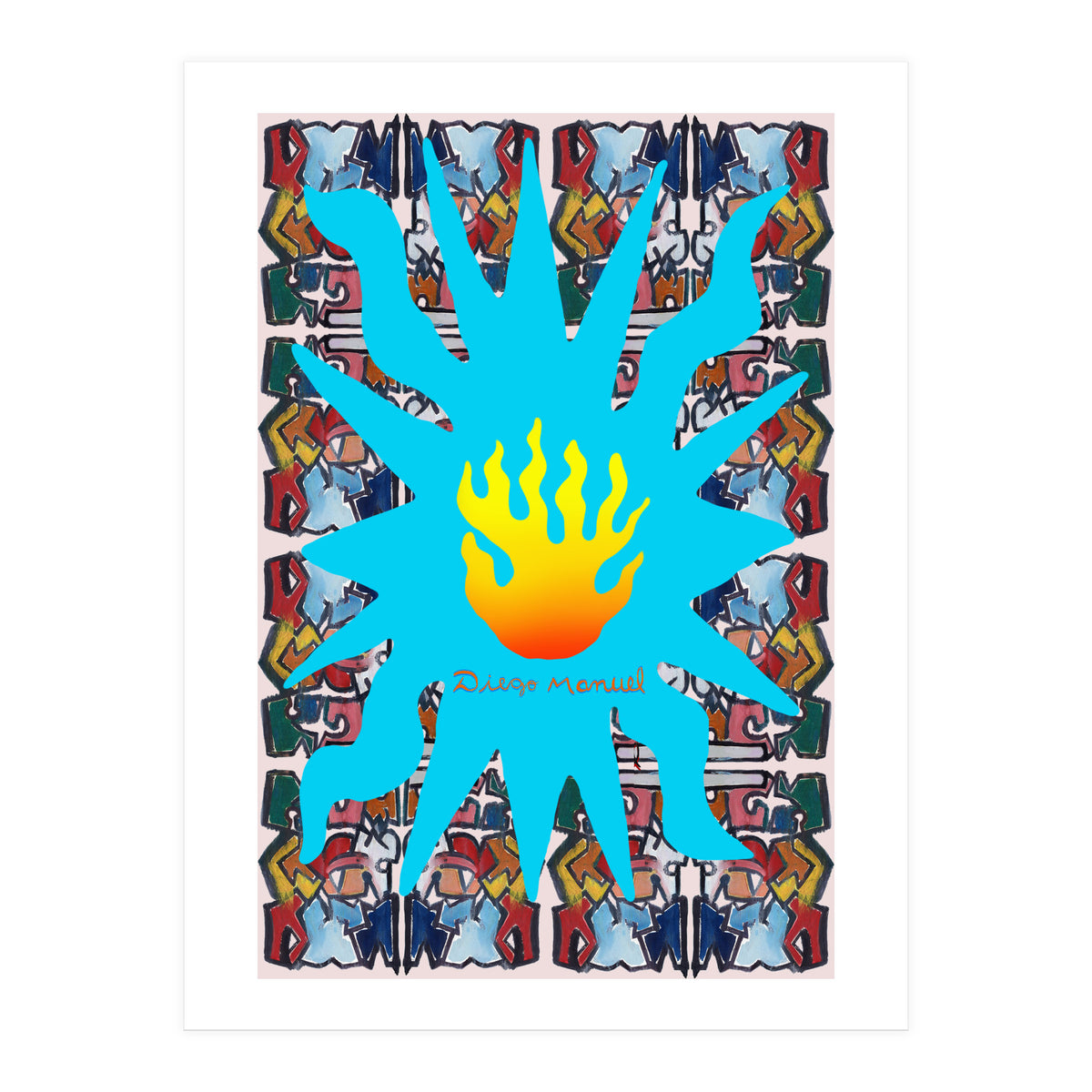 Fuego Y Graffiti 51 (Print Only)