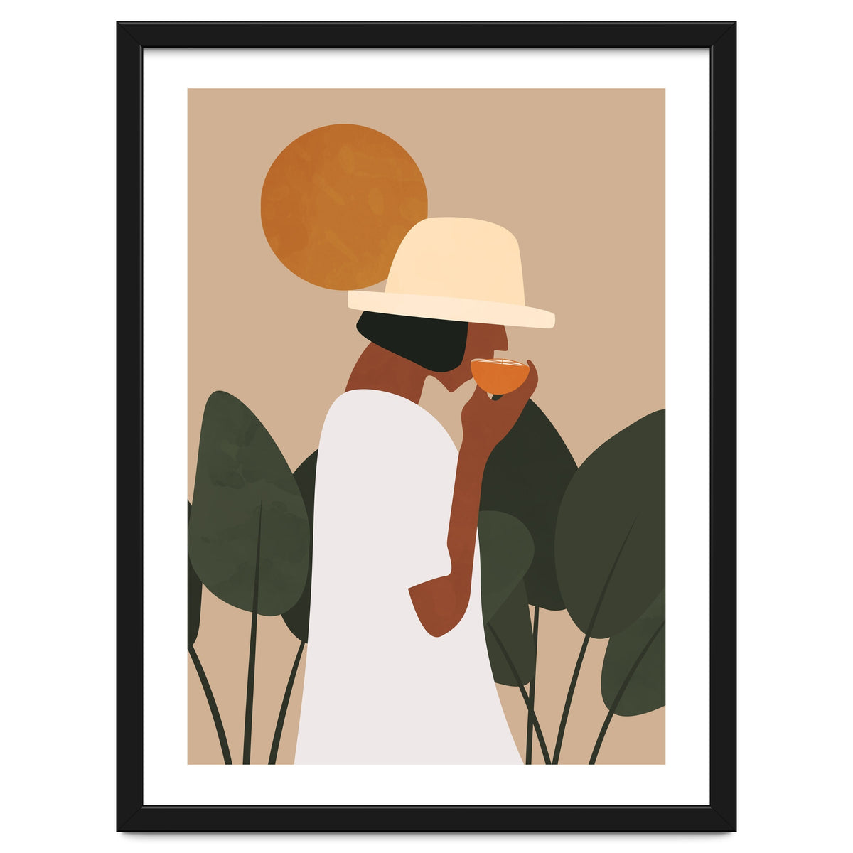 Boho Chic Woman at Park