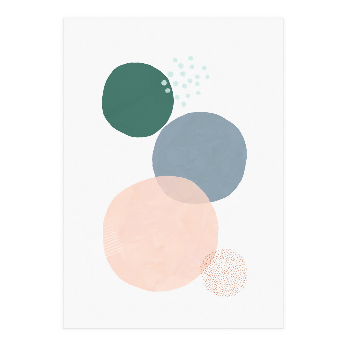 Abstract Soft Circles Part 3 (Print Only)