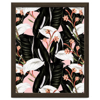 Flowery exotic botanical pink