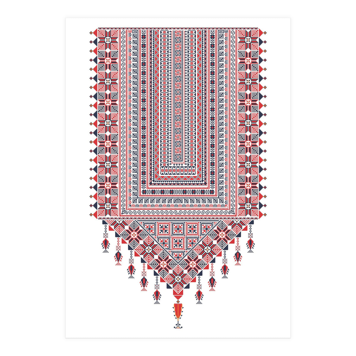 Tatreez Ornament 14 (Print Only)