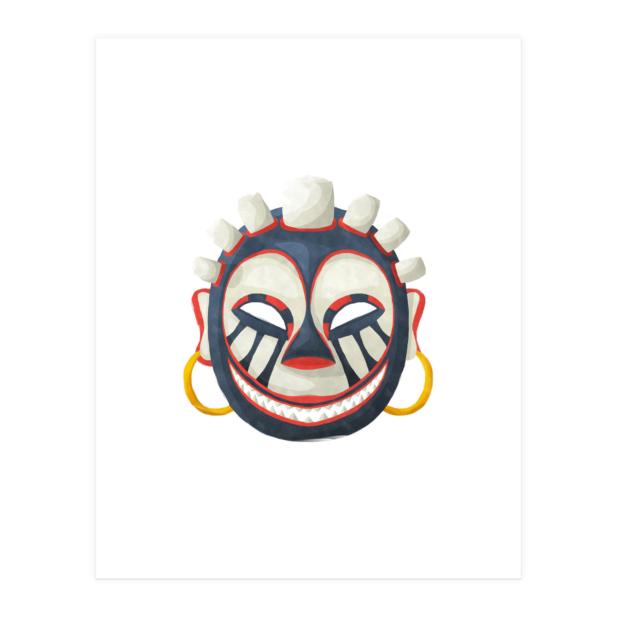 Tribal Mask 4 (Print Only)