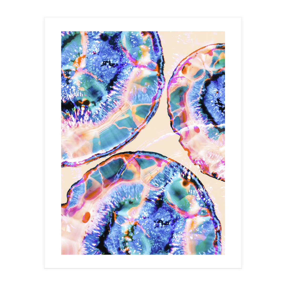 Abstract Agate Painting (Print Only)