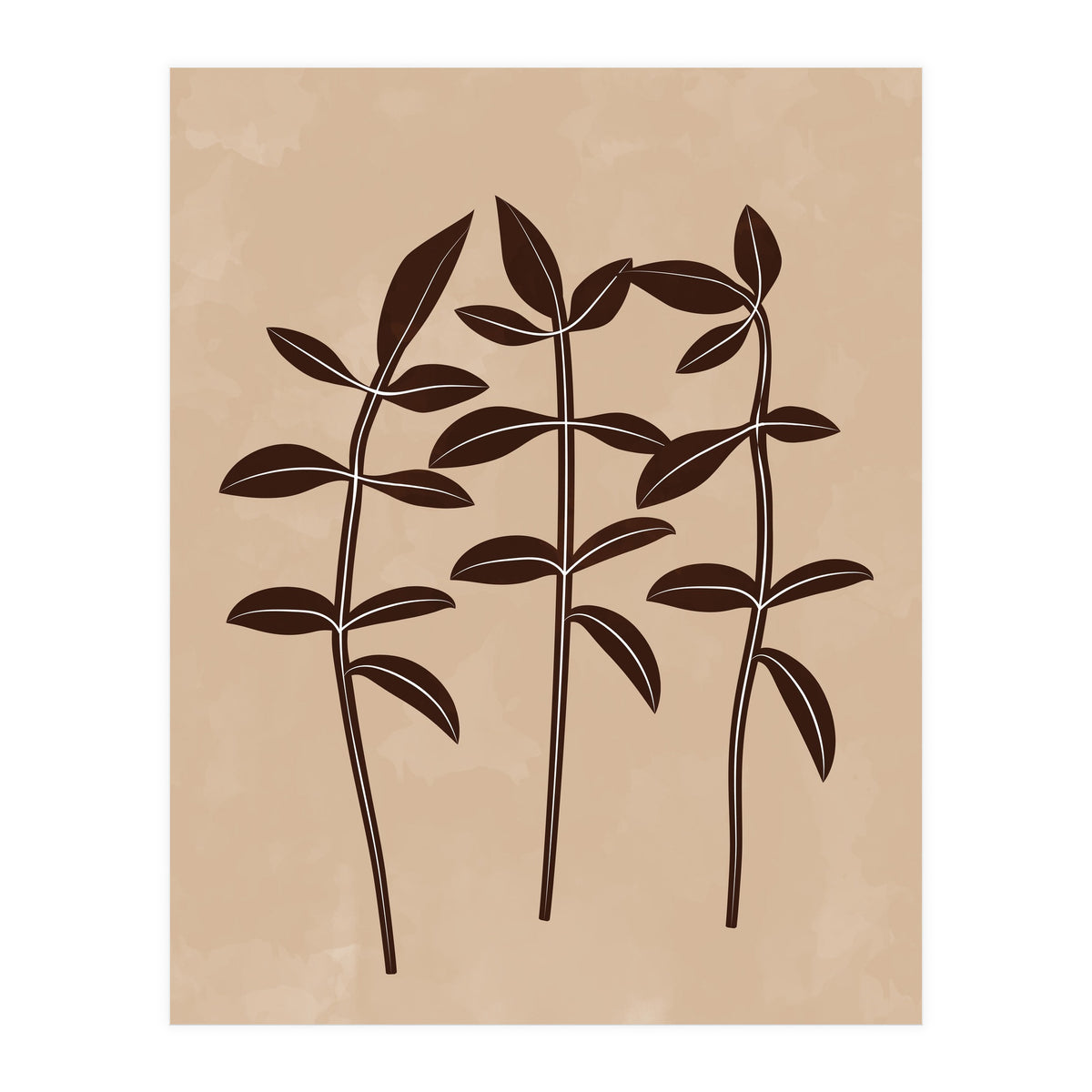 Boho Botanical Leaves (Print Only)