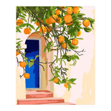 Wherever you go, go with all your heart | Summer Travel Morocco Boho Oranges | Architecture Building (Print Only) thumbnail